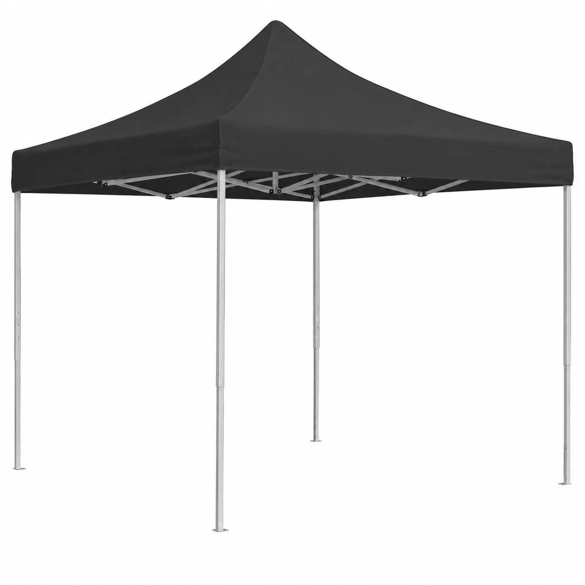 Gazebo pieghevole 2x2 m resistente in alluminio e PVC per esterni