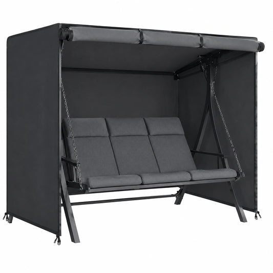 Telo Protettivo per Dondolo da Giardino, Impermeabile 250x150x160cm, Resistente e Anti-UV